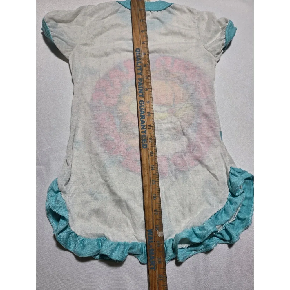 Vintage Bates-Jama Garfield World Class Pillow Fighter Nightgown Kids Size 4 80s